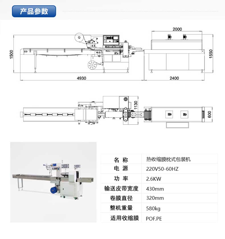 熱收縮紙盒包裝機(圖1)